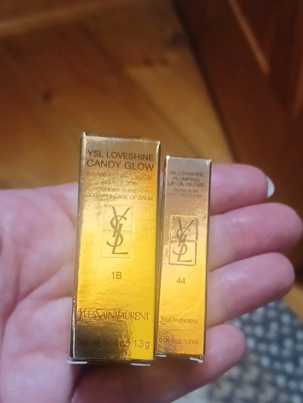 Yves Saint Laurent Sheer Lip Balm & Plumping Oil Duo